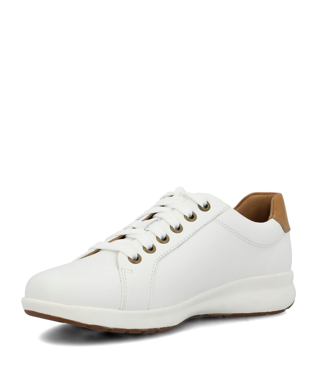Zapatilla Cuero Mujer Spinal Laceup Blanco 5