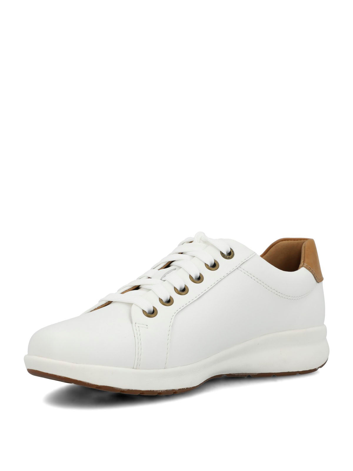Zapatilla Cuero Mujer Spinal Laceup Blanco 5