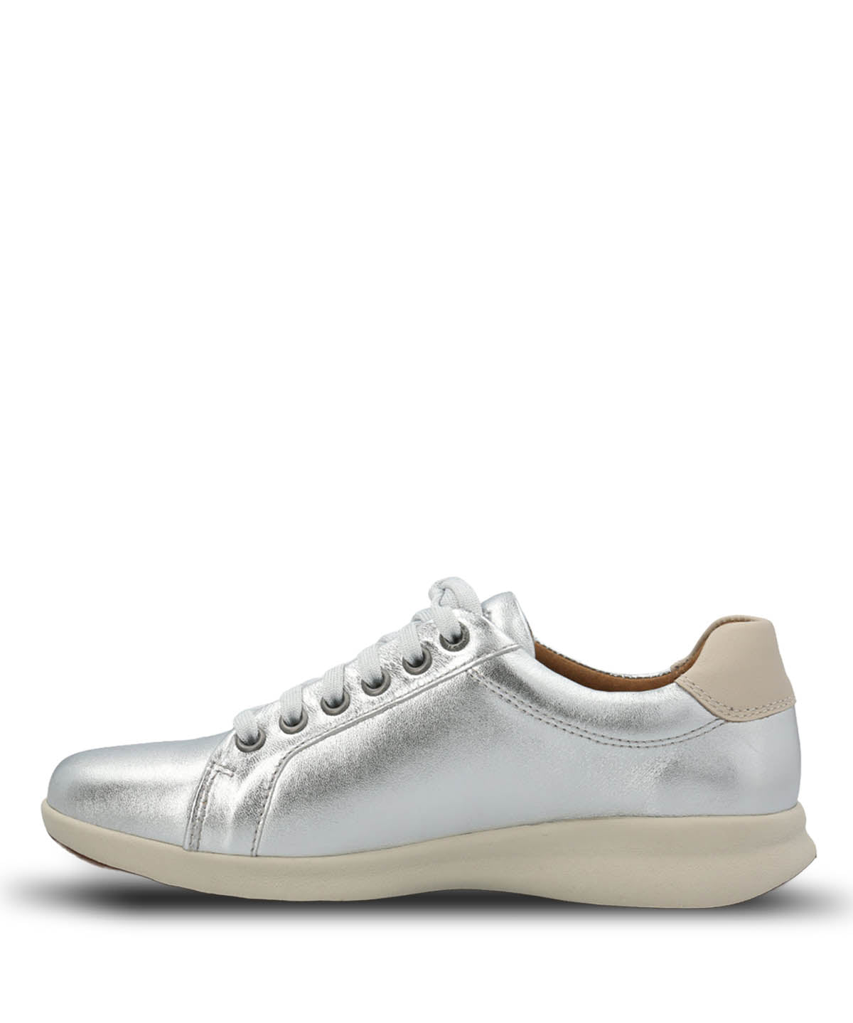 Zapatilla Cuero Mujer Spinal Laceup Metalizada Hush Puppies 5