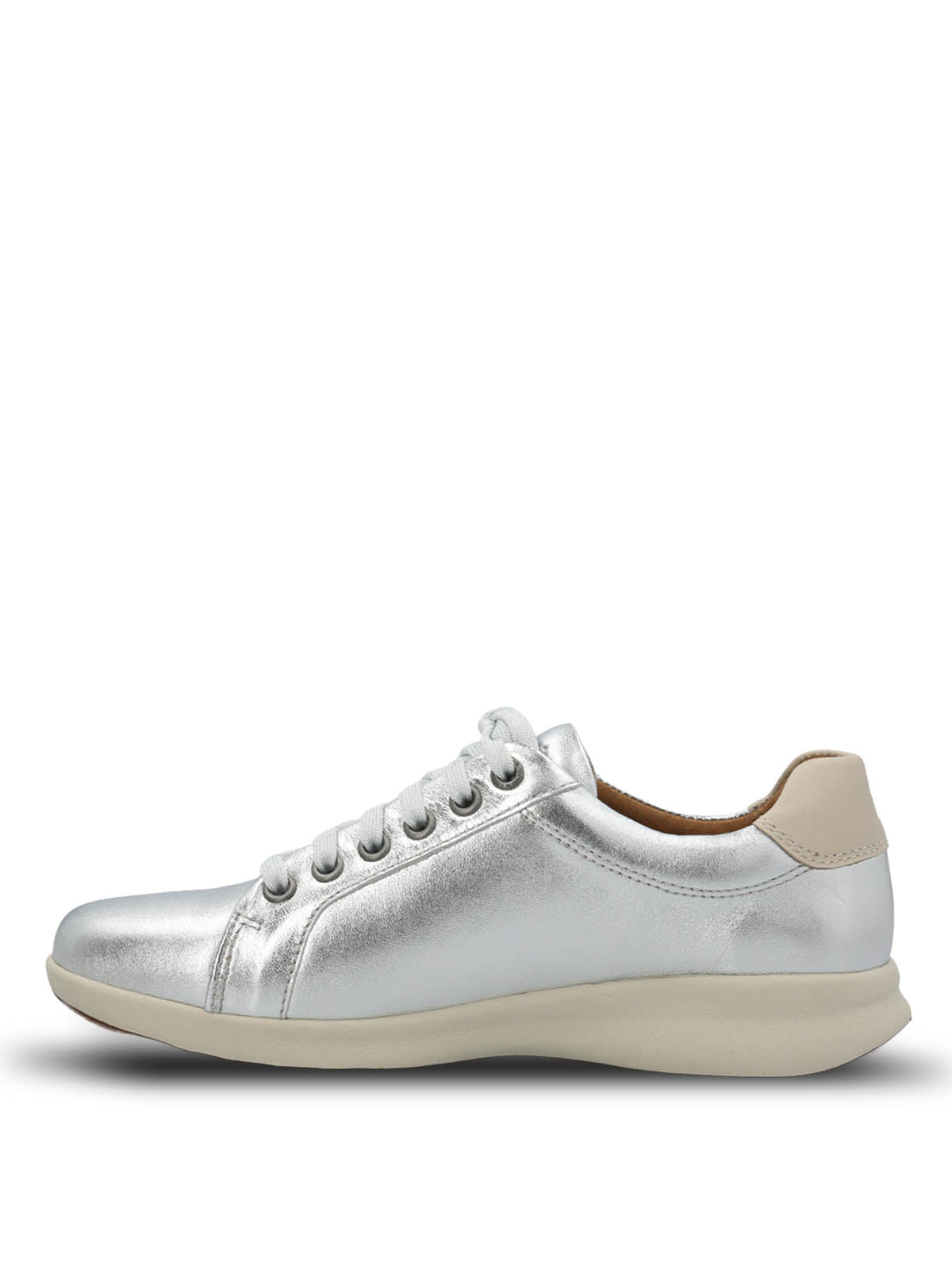 Zapatilla Cuero Mujer Spinal Laceup Metalizada Hush Puppies 5