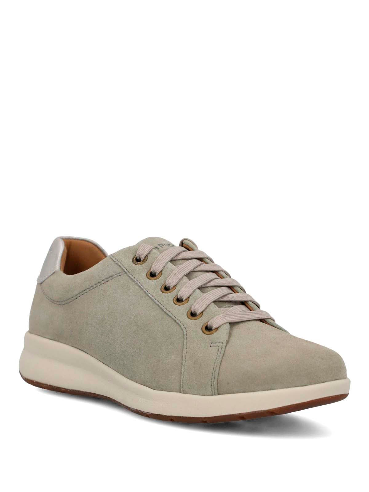 Zapatilla Cuero Mujer Spinal Laceup Gris 1