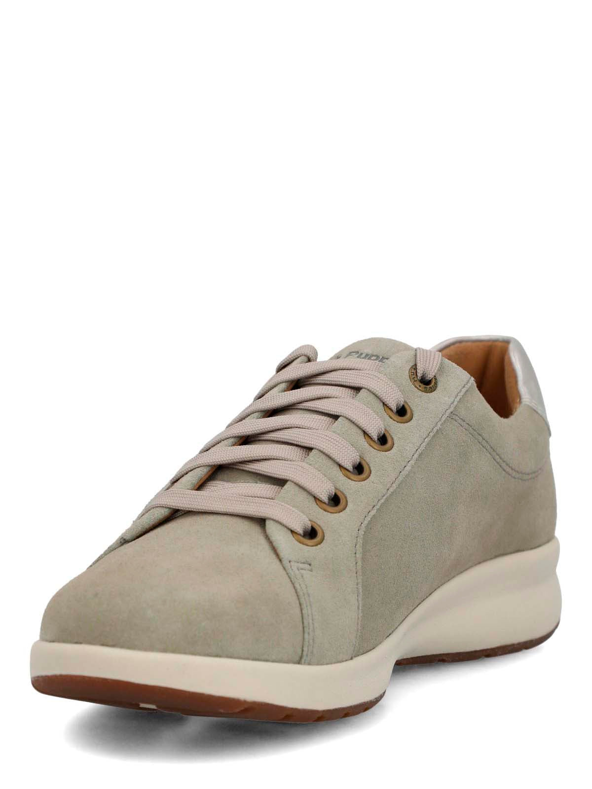 Zapatilla Cuero Mujer Spinal Laceup Gris 4