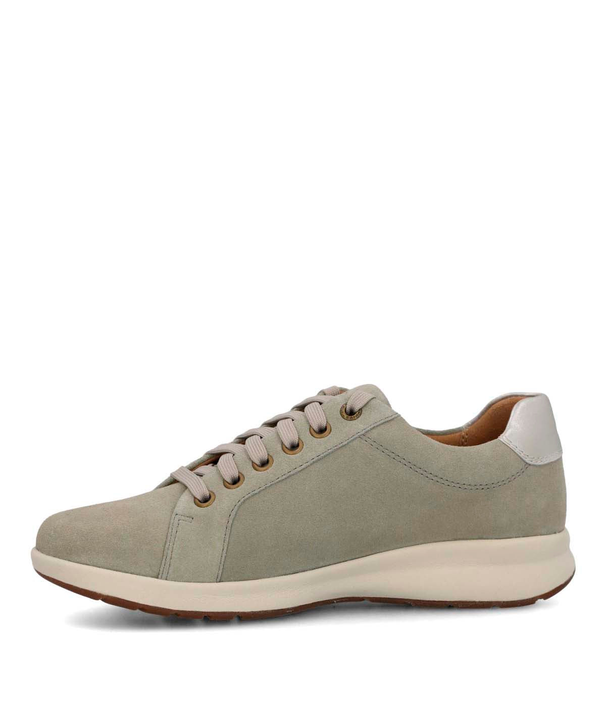 Zapatilla Cuero Mujer Spinal Laceup Gris 5