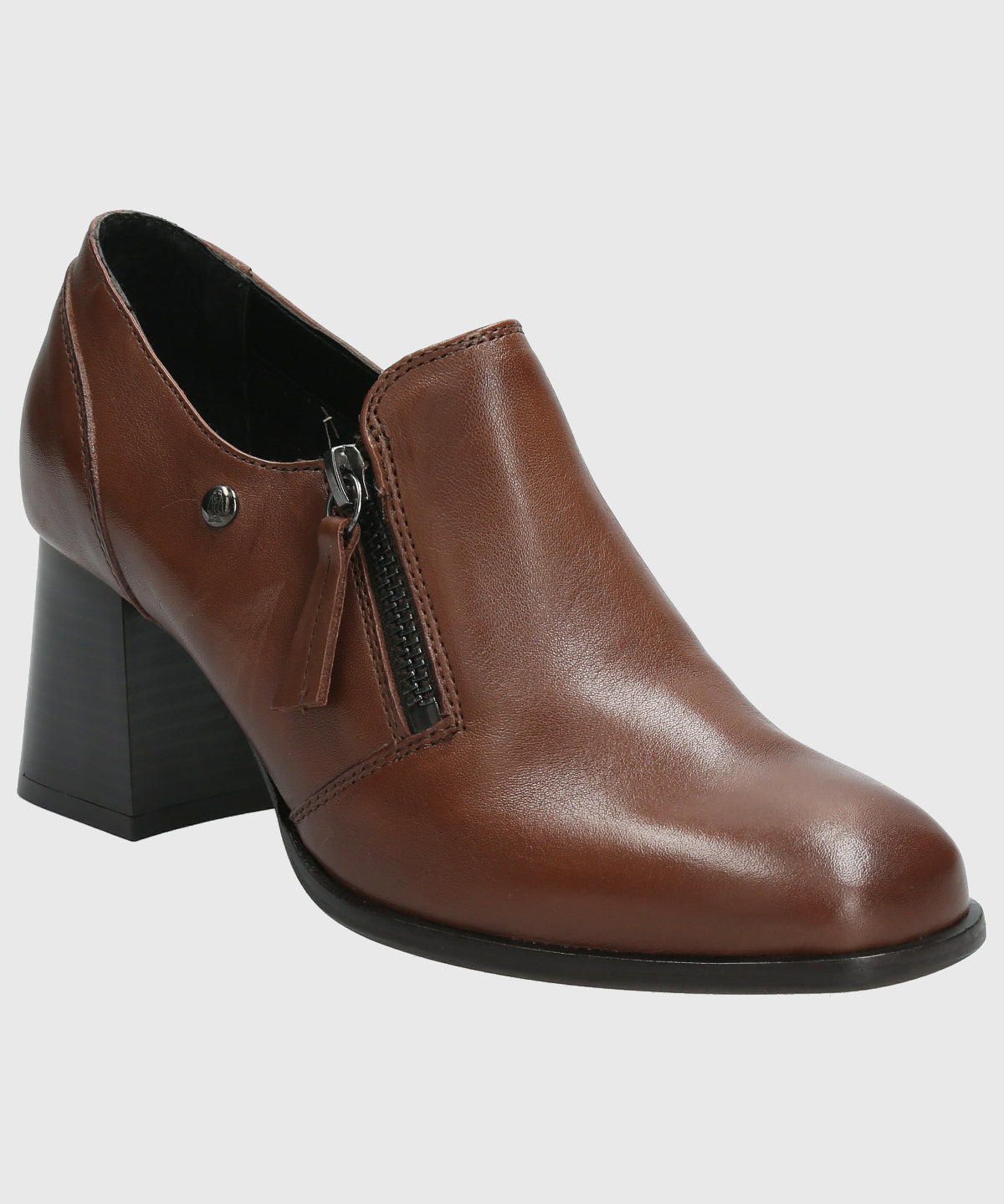 Zapato Vestir Pomell Para Mujer Café 1