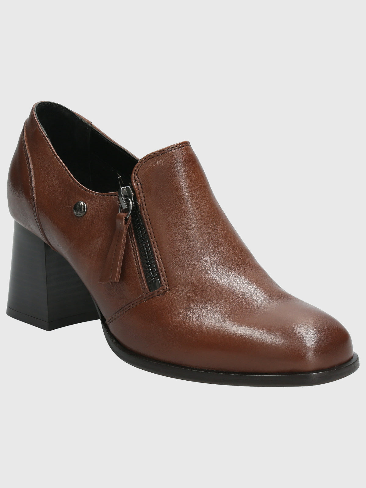 Zapato Vestir Pomell Para Mujer Café 1