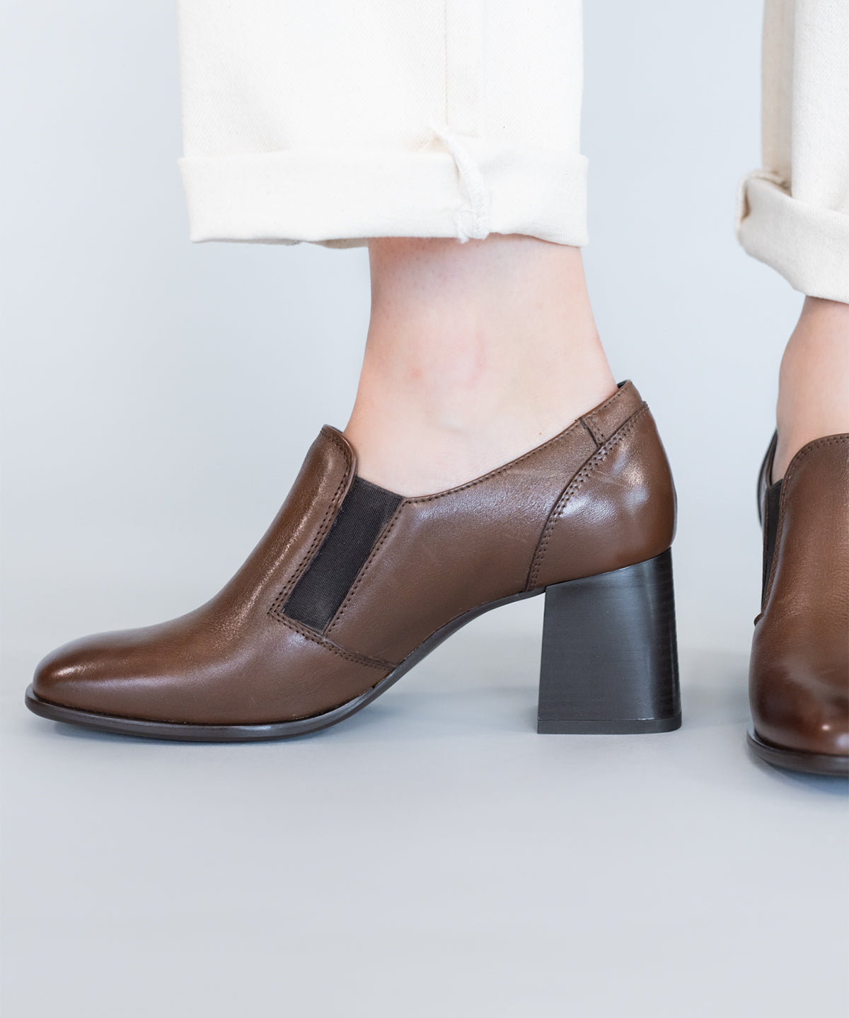 Zapato Vestir Pomell Para Mujer Café 5
