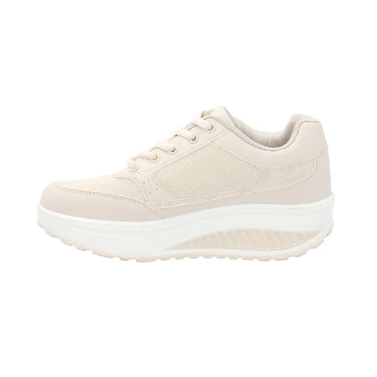 Zapatilla Coral Para Mujer Beige 5
