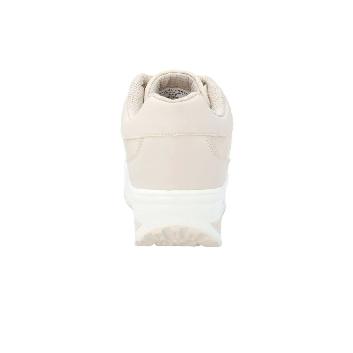 Zapatilla Coral Para Mujer Beige 6