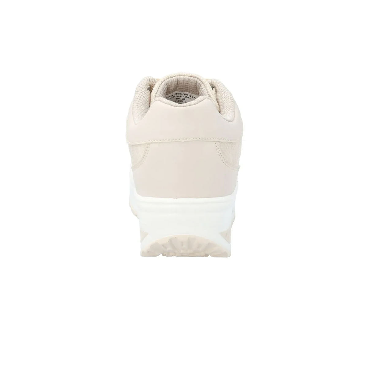 Zapatilla Coral Para Mujer Beige 6
