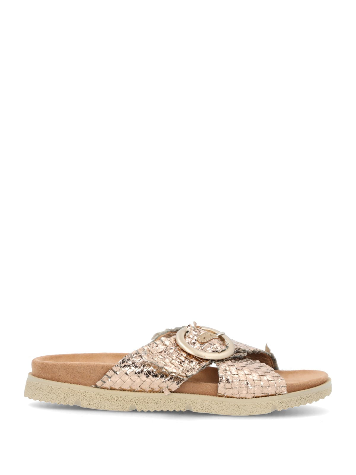 Sandalia Livan Dorada para Mujer Hush Puppies 1