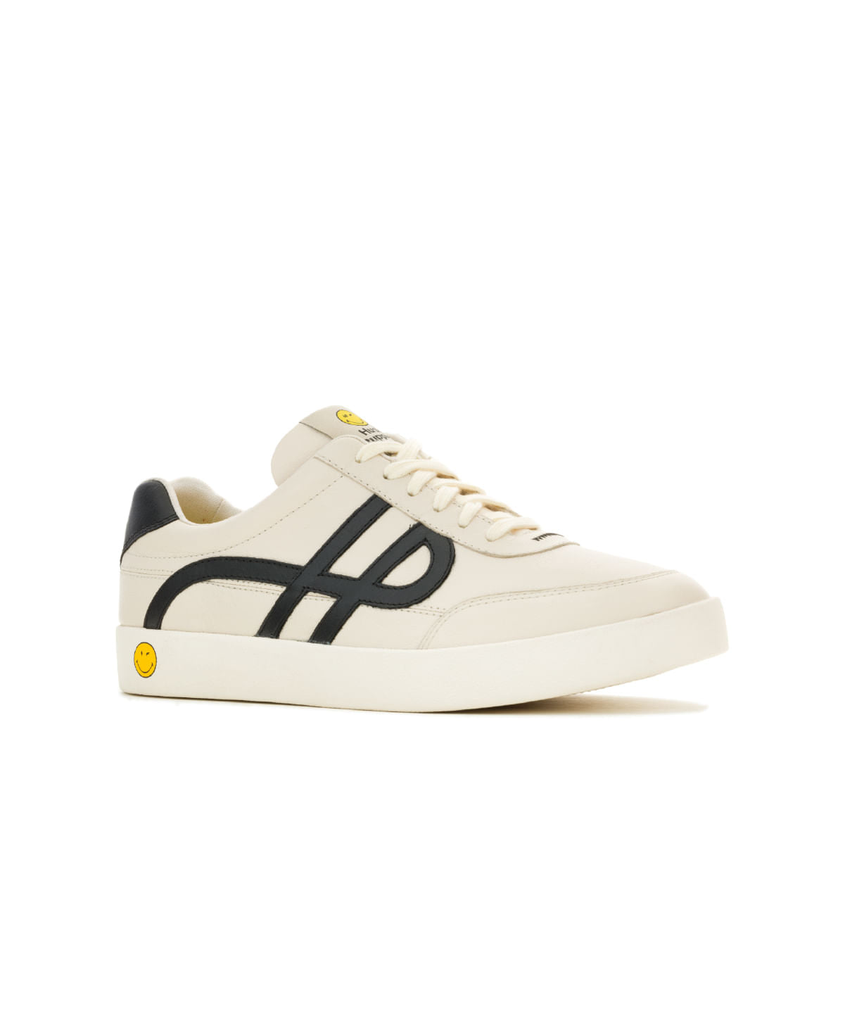 Zapatilla Cuero para Mujer Smiley Seventy8 Charlie Blanca 1